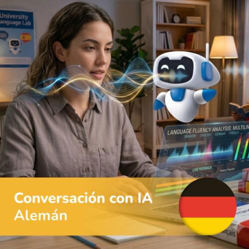Clases de conversación con IA en Alemán